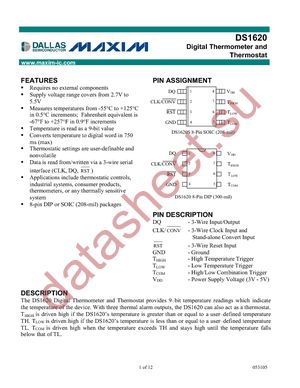 DS1620+ datasheet  